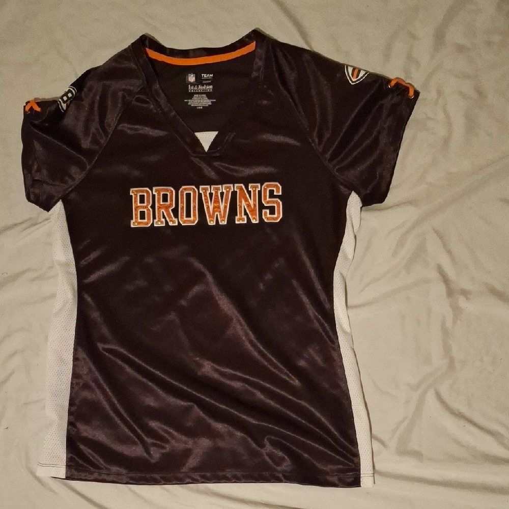 Team Apparel Browns Women's Jersey - Brown and Orange